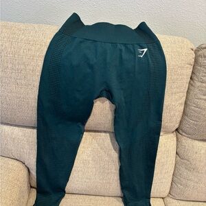Gymshark Kids Dark Teal Seamless Leggings